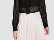 Falda Cuero Stradivarius 2017