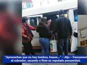 Suben pasaje pero respetan protocolos…
