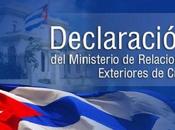 Declaración MINREX