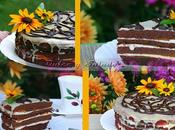 Tarta chocolate blanco ciruelas