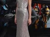 Vestido Naeem Kham, color plata metálico, e...