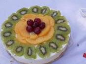 Tarta frutas queso