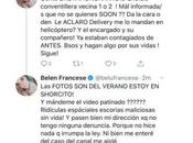 furiosa respuesta Belén Francese vecinos