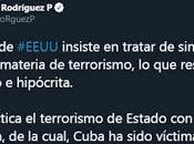 Rechaza canciller Cuba acusaciones EE.UU. sobre terrorismo