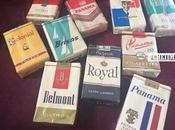 Cajetillas cigarrillos décadas