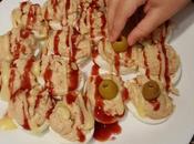 Huevos rellenos atun