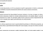 Como realizar nuestra carta presentación para encontrar trabajo