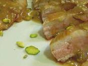 Receta secreto Ibérico jugoso salsa pistacho