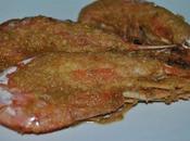 Gambas salsa almendras