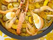 Paella marisco pollo