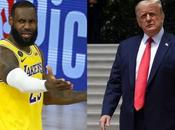 Trump volvió criticar protestas anti racismo LeBron James desafió