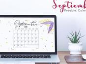 Freebie: Calendario Septiembre 2020