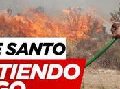 Damián Santo habló después lucha contra incendios Córdoba
