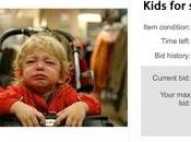 Pone venta eBay... hijos
