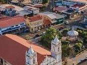 Fotografía aérea hermosa Ciudad Chitré capital provincia Herrera.