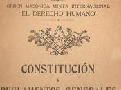 Papeles fundacionales Masonería Mixta Europa Argentina, 1893-1917: OMMI Droit Humain Derecho Humano. parte