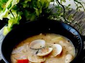 Alubia blanca almejas