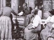 Santander 1921:la Pescadería, plena calle, parecía aduar africano…