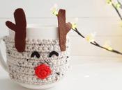 DIY: Funda reno ganchillo para taza