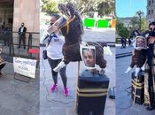 Manifestación frente Congreso Local contra Fiscal Estado
