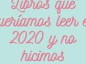 Libros esperaba leer 2020