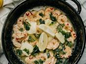 Langostinos limón