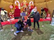 Majestades Reyes Magos reciben niños parque Temple