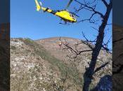 Policía Municipal Bomberos Ponferrada rescatan excursionista Cascada Gualtón tiene trasladado helicóptero