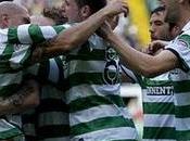 Sung Yong participa goleada Celtic Dundee United( 5-1)