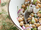 Ensalada Garbanzos Aguacates Atún