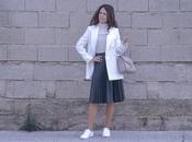 White, navy black