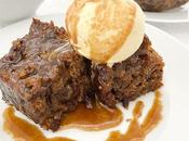 Sticky toffe pudding cake with sauce