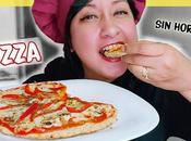 Pizza casera masa avena