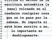 Tips escritura para combartir página blanco