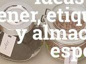 Ideas para Contener, Etiquetar Almacenar Especias