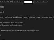venta datos Eleven Paths Telefónica.