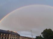 Bierzo despide jueves espectacular arcoiris