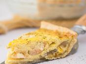 Pastel salmón gambas