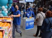 Avanza Fibra regala 4000 kilos naranjas limones Murcia para apertura tienda Alcorcón