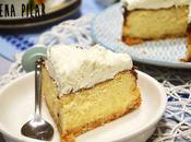 Cheesecake esponjosa coco, azúcar