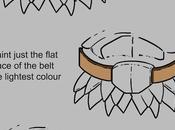 Pintar cinturones cuero forma efectiva sencilla Pantmonger