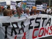 Protesta contra reforma constitución