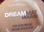base, fondo: hoy, Dream Matte Mousse, Maybelline