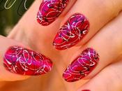 Reto locas Nail junio 2021: Rojo Abstracto