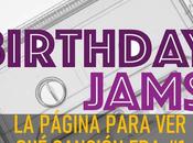 Birthdayjams, página para canción nacimiento