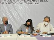 Firman secretaría mujer ayuntamientos regiones ixtapan viii tejupilco convenio colaboración “red auxiliar"