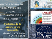 CONVOCATORIA FORMACIÓN GRUPO ESTUDIANTIL IAPG-Perú.