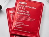 mascarilla antioxidante hidratante “Natural Vitamin 21.5% Enhancing Sheet Mask” WISHTREND (From Asia with Love)