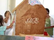 Miércoles Mudo casa carton para muñecos...