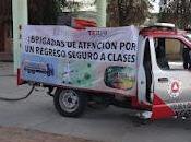 sanitización, texcoco listo para regreso seguro clases